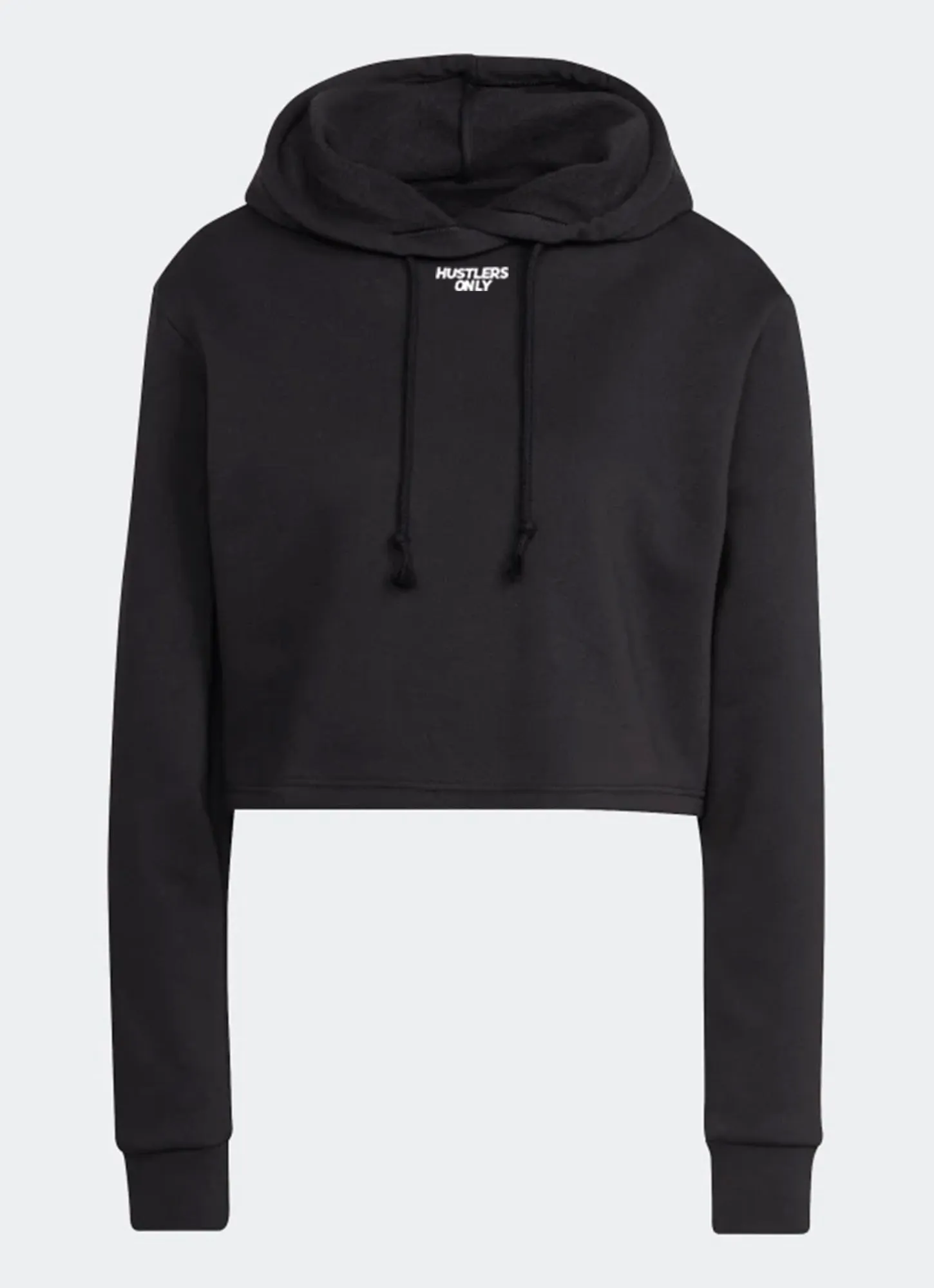 Training Cropped Hoodie - Black