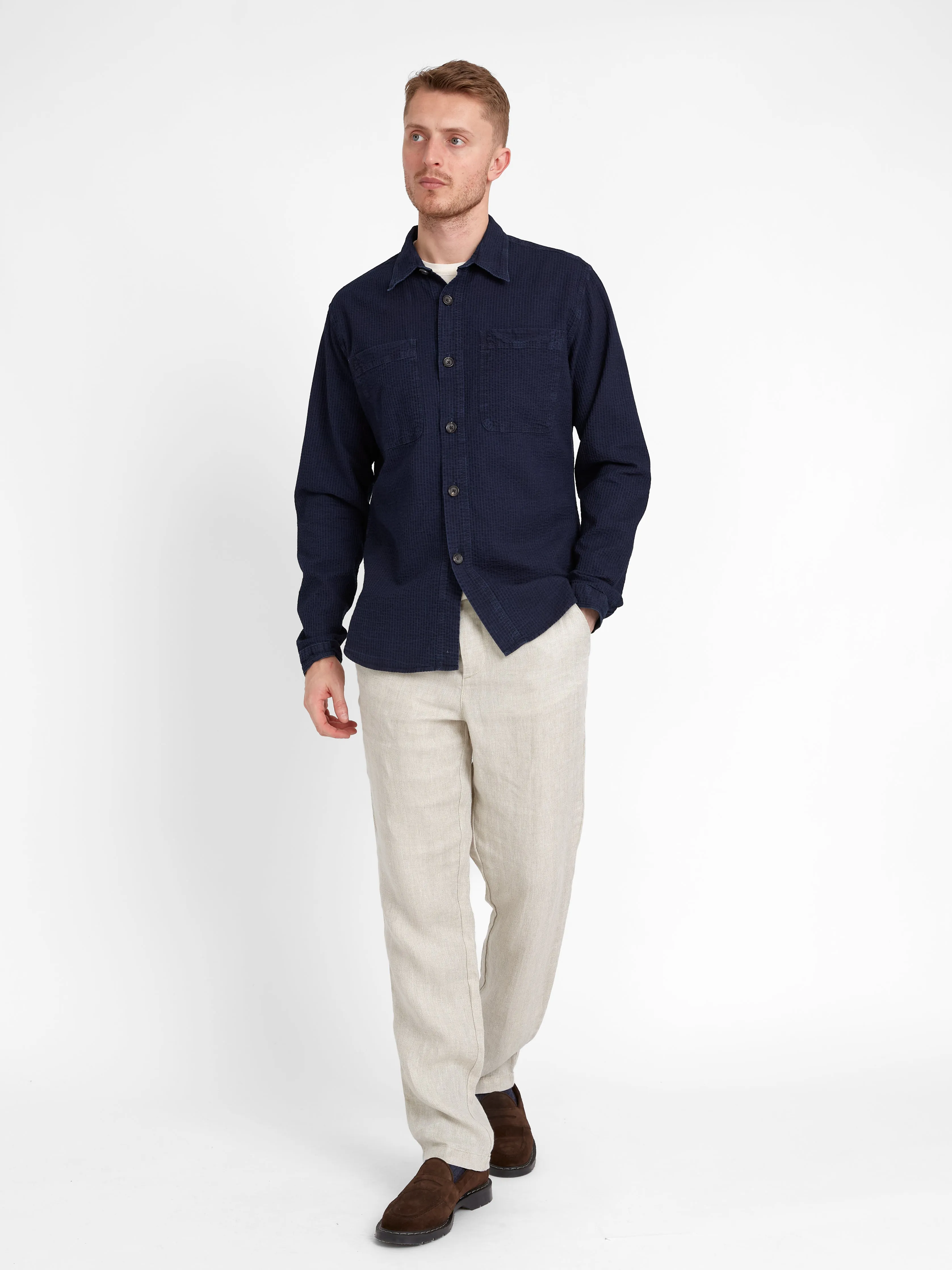 Treviscoe Shirt Waterford Indigo