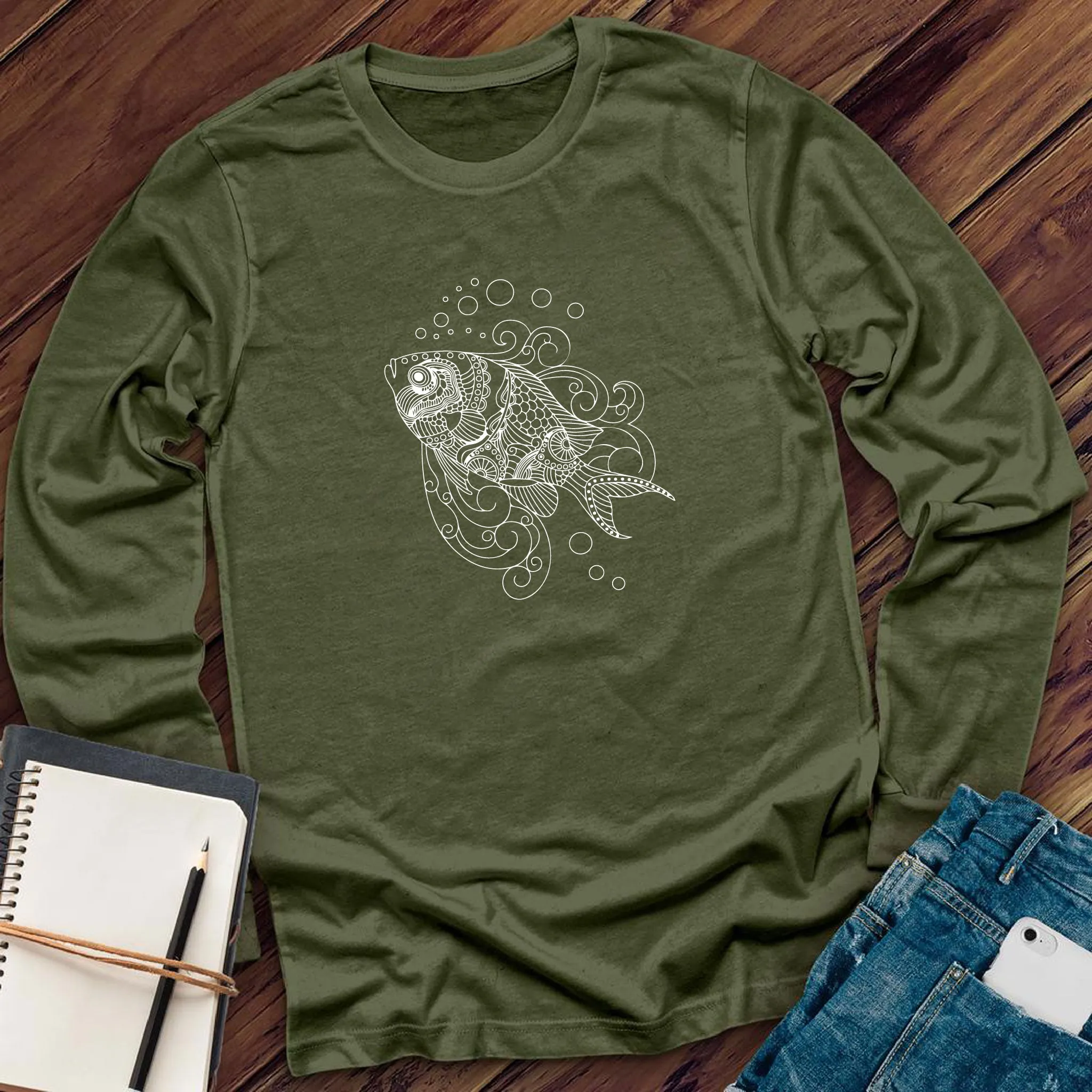 Underwater Fish Long Sleeve