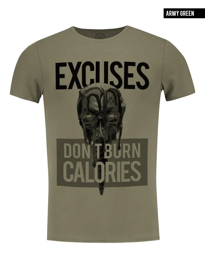 Unique Designer Skull T-shirt "Calorie Bomb" / Color Option / MD578