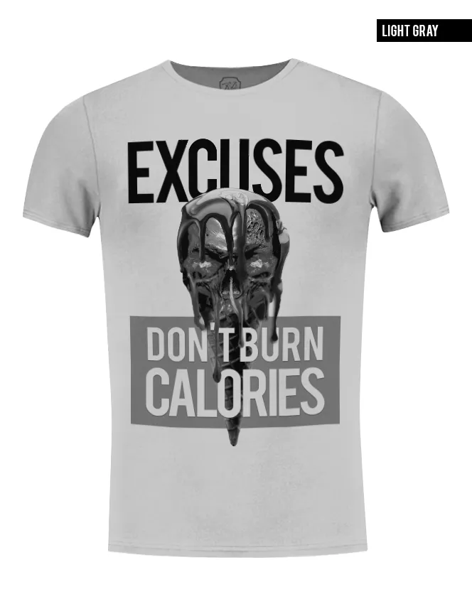 Unique Designer Skull T-shirt "Calorie Bomb" / Color Option / MD578