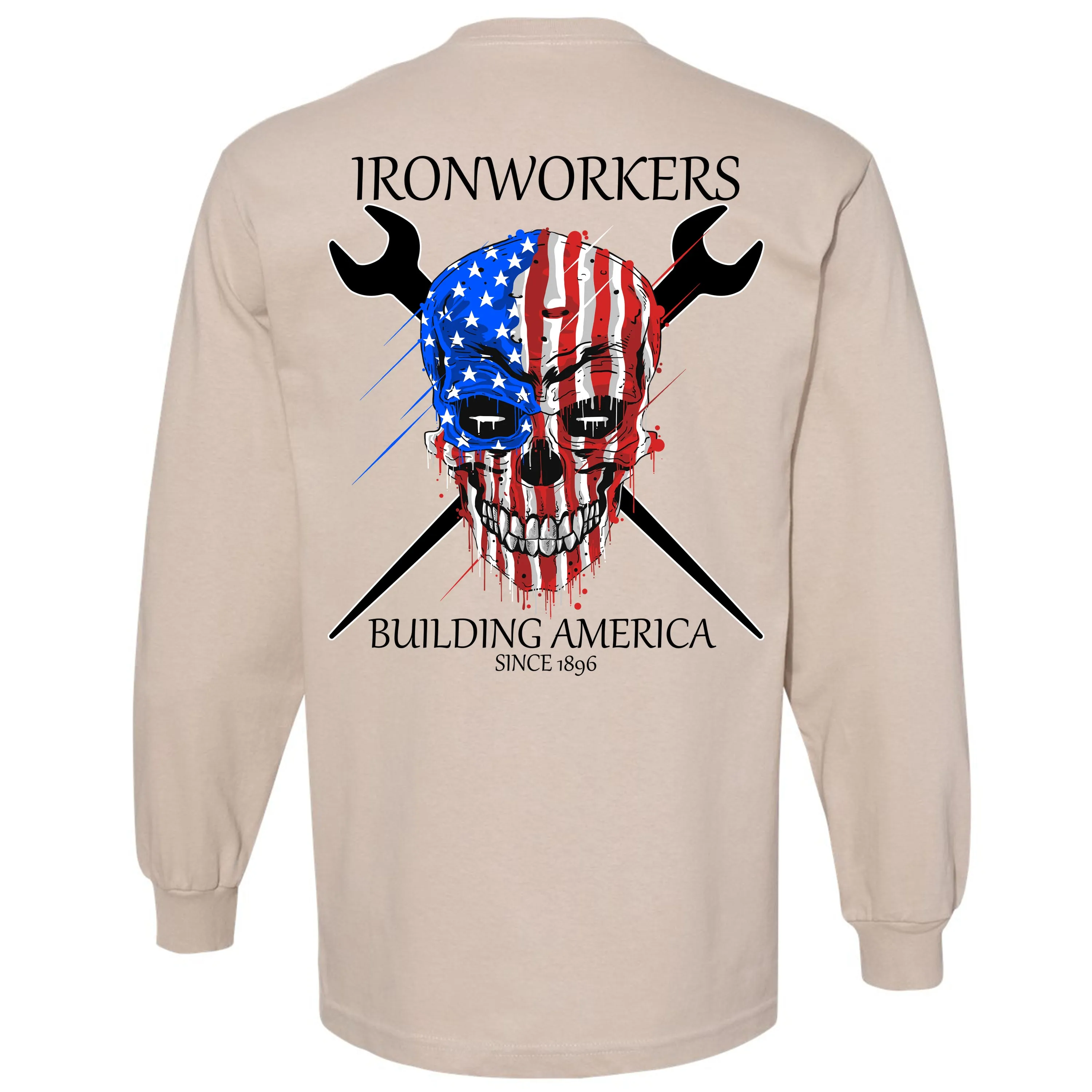 USA SKULL LONG SLEEVE