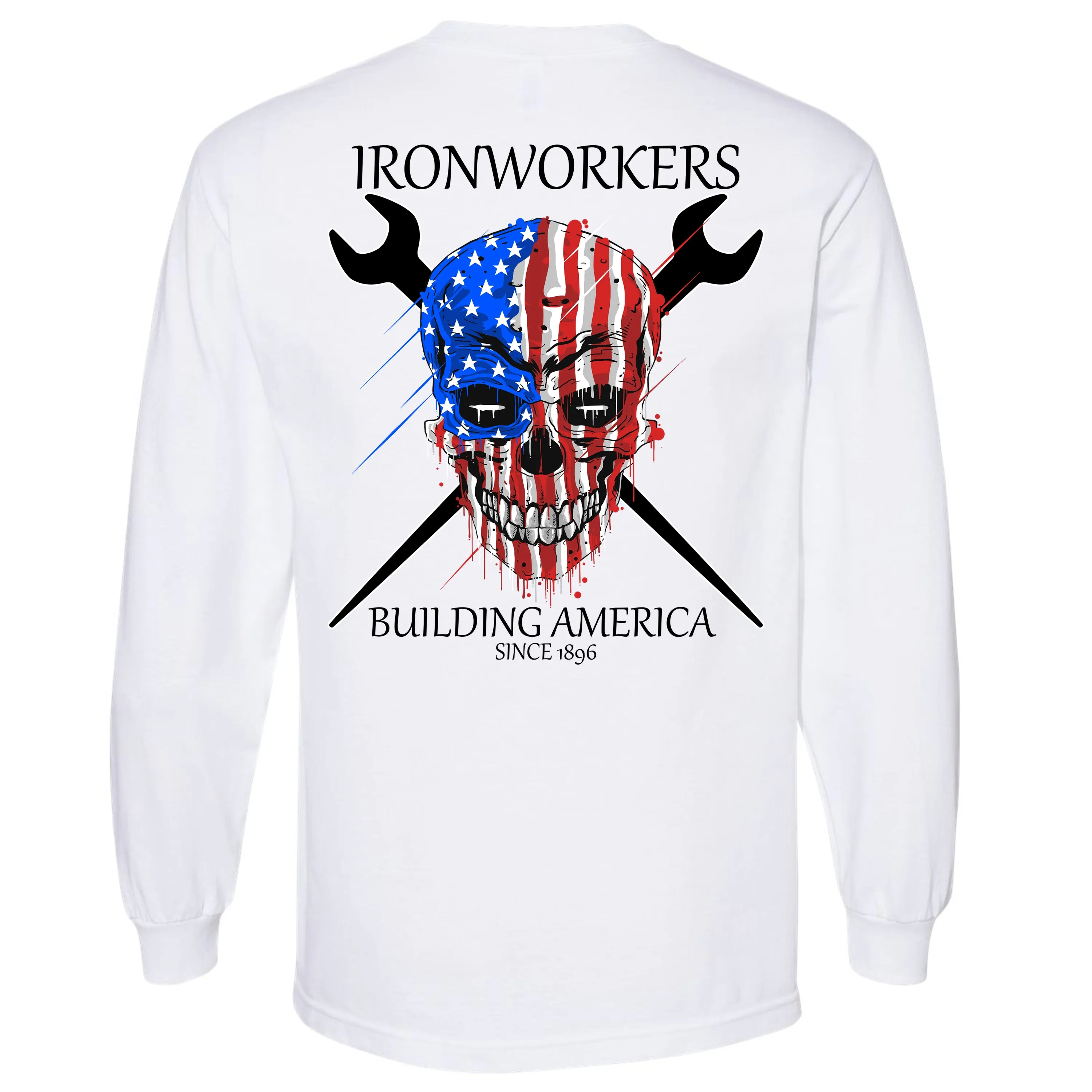 USA SKULL LONG SLEEVE