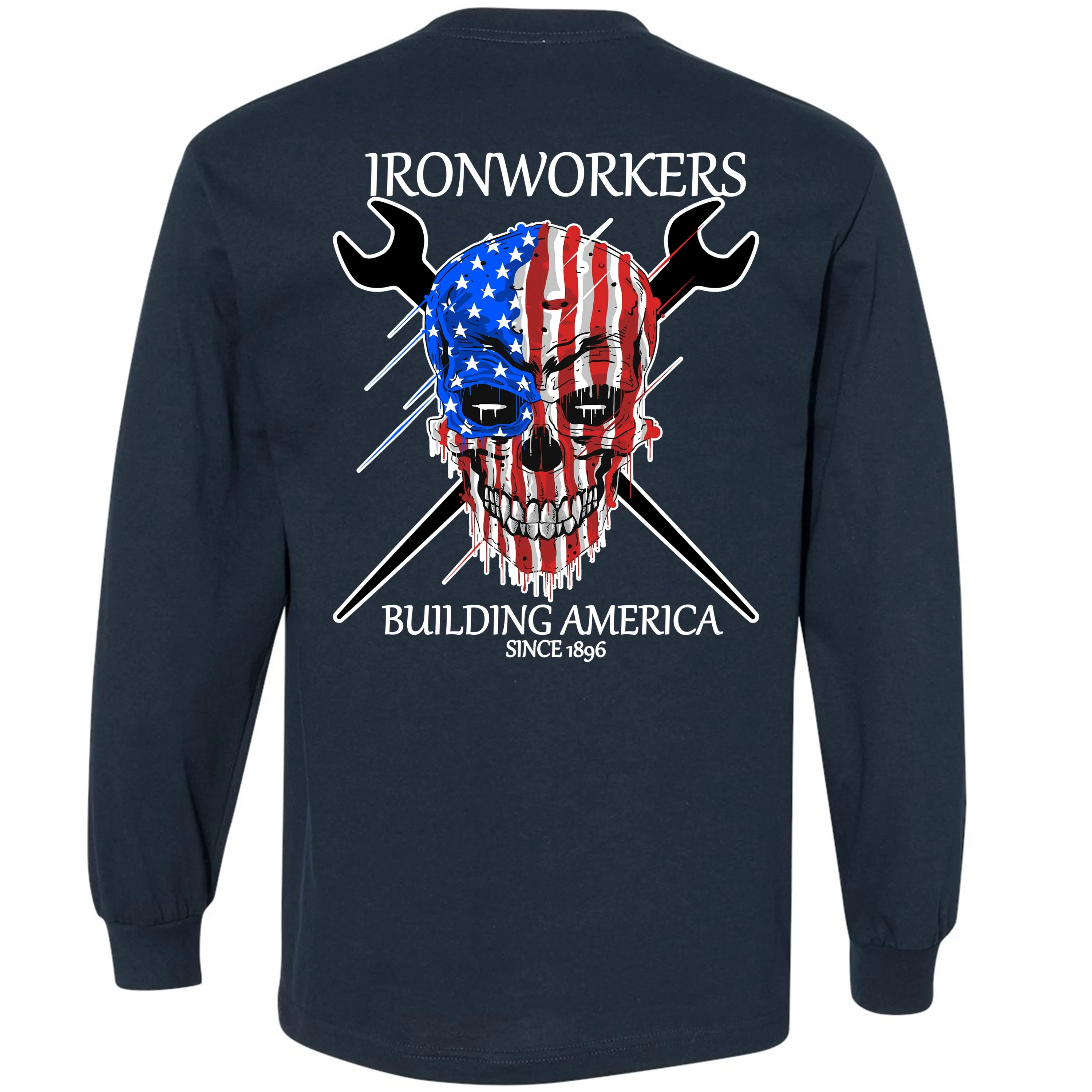 USA SKULL LONG SLEEVE