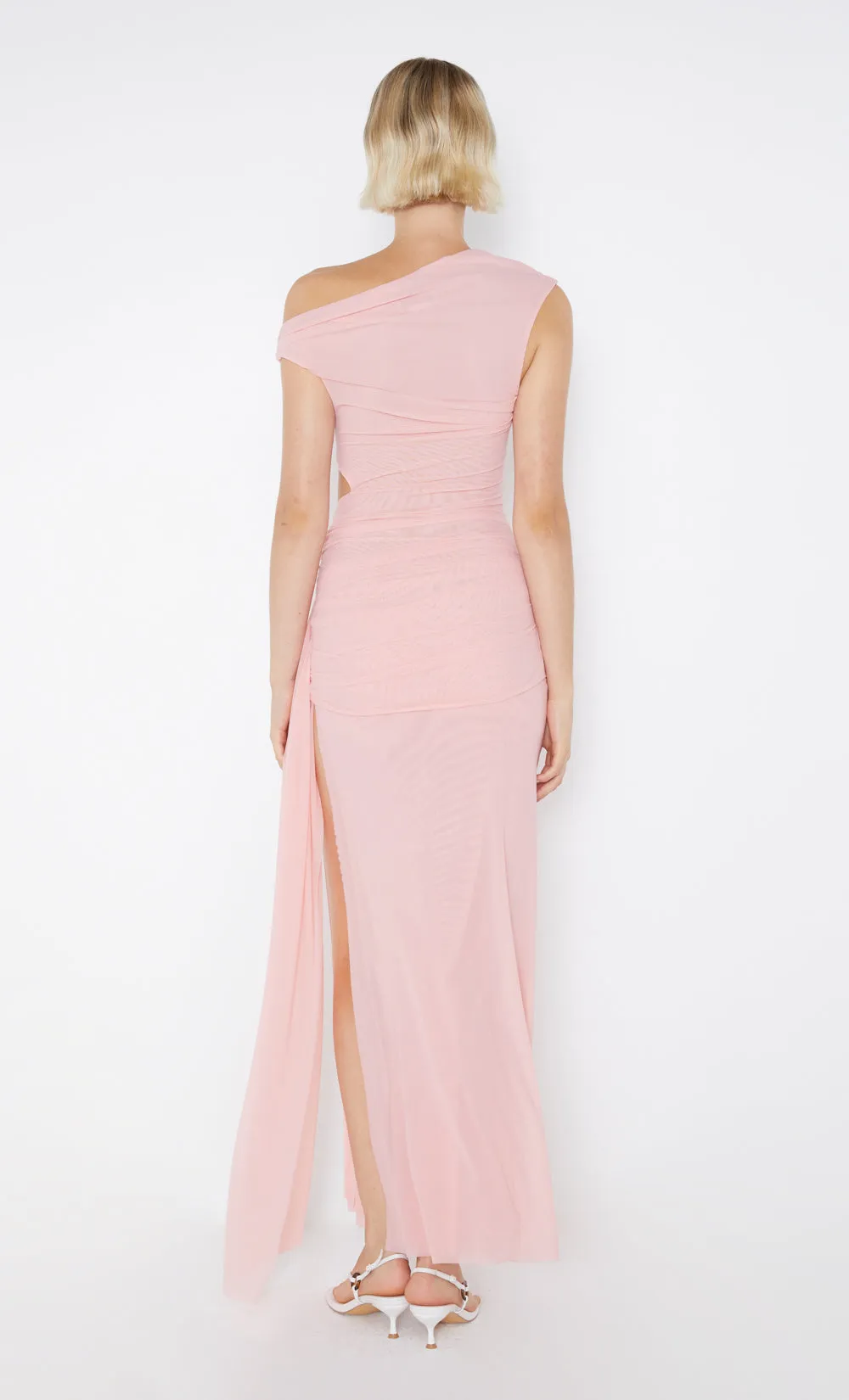 VICTORIA ASYM DRESS - PINK