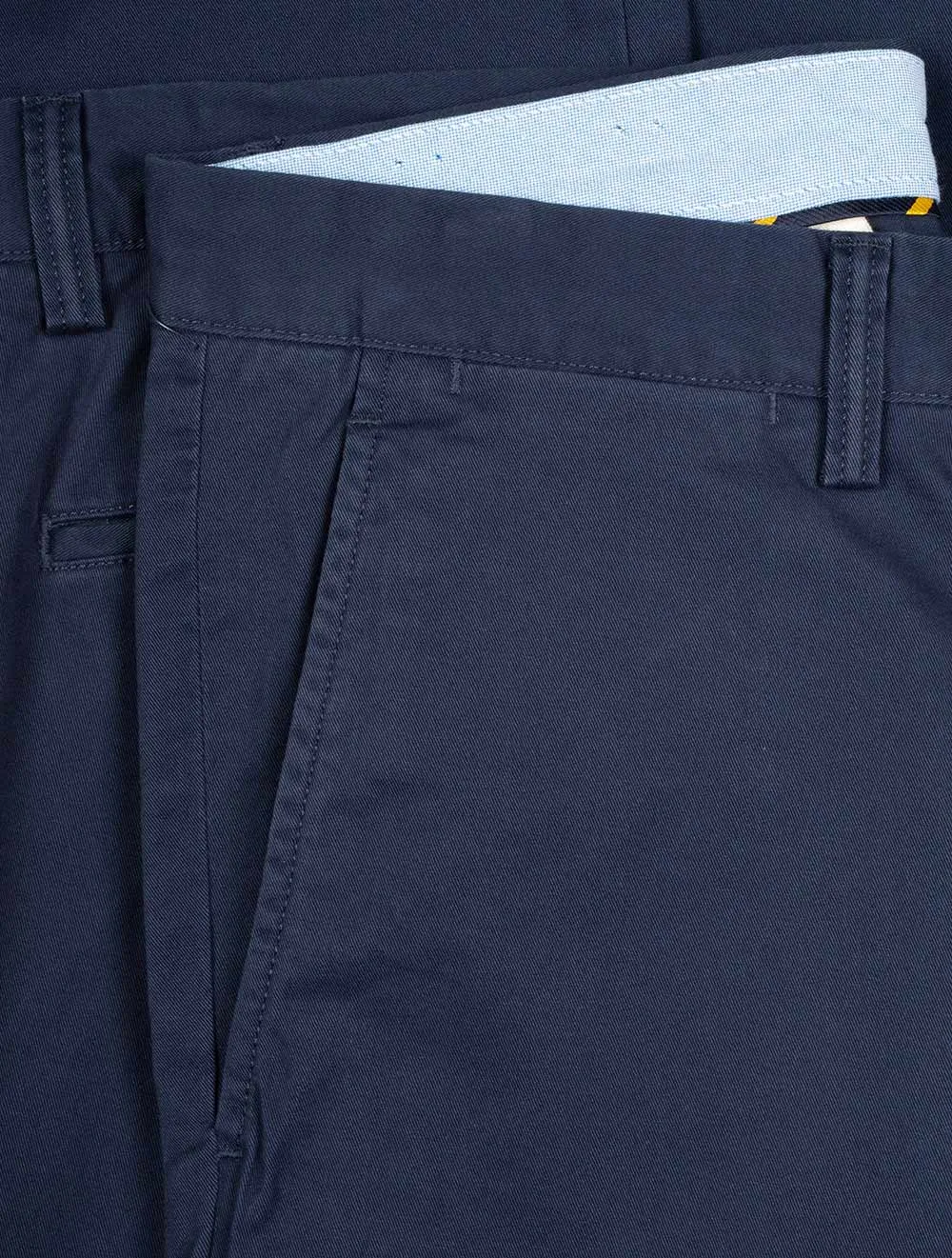 Washed Stretch Slim Fit Chino Navy