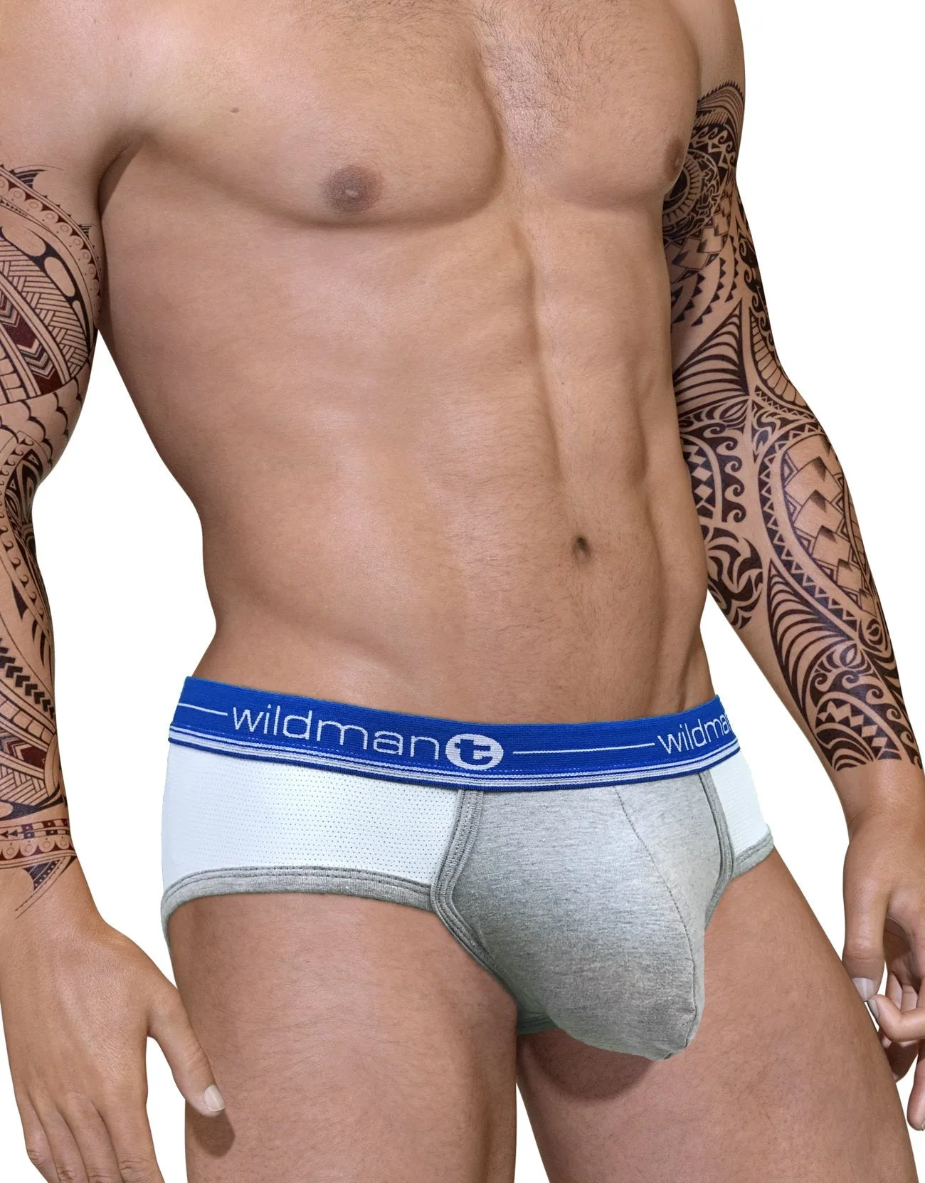 WildmanT Duo Big Boy Pouch Brief Blue