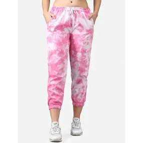 Womens Joggers Tie and Dye Print Relaxed Fit Track Pant