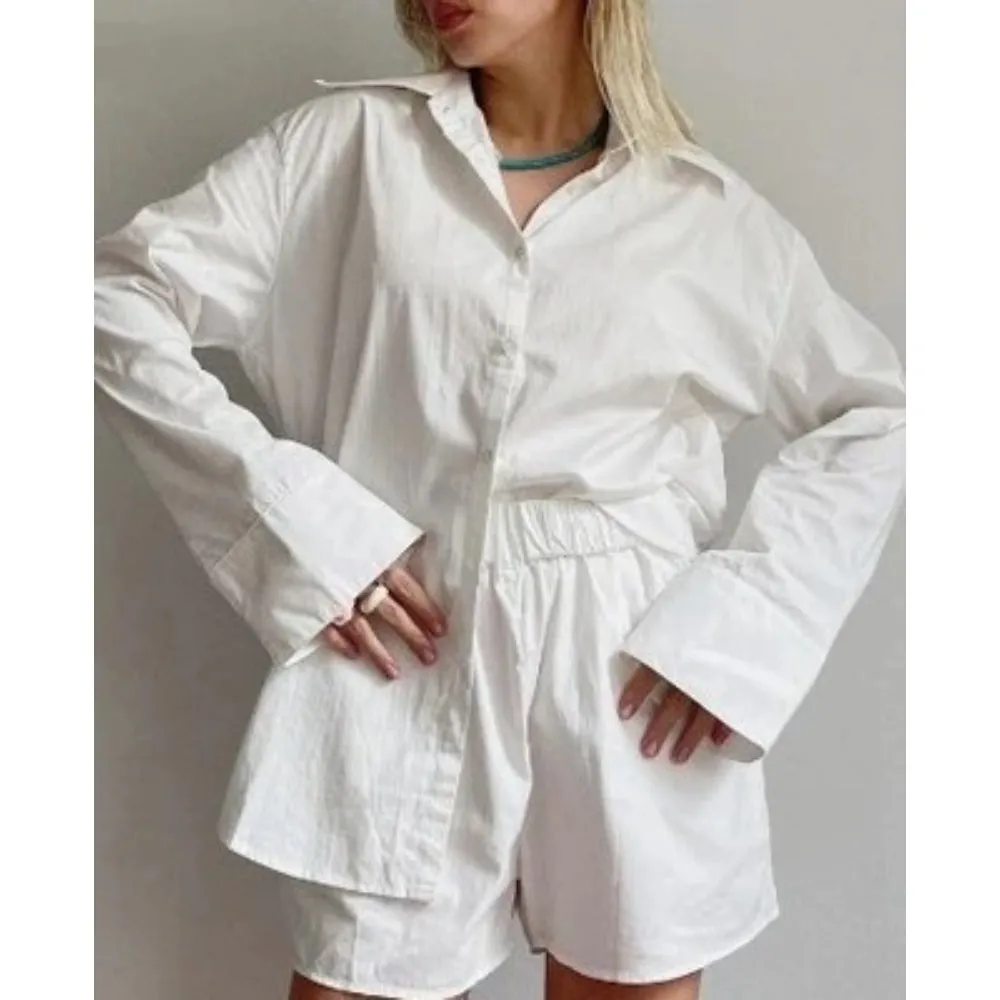 Women's Tops and Shorts Two Piece Set Pajama